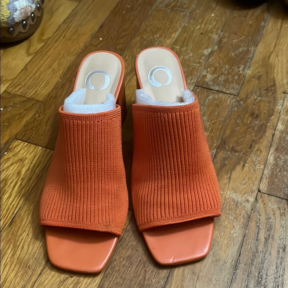 Orange Sidi Women's Slide Sandals